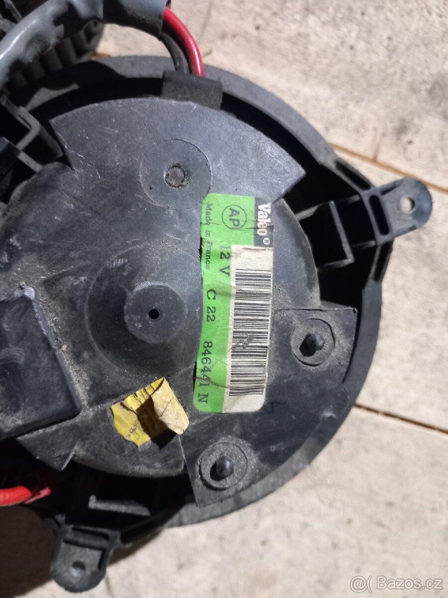 Ventilátor topení - 4 rychlosti - Peugeot 106/Saxo - 4