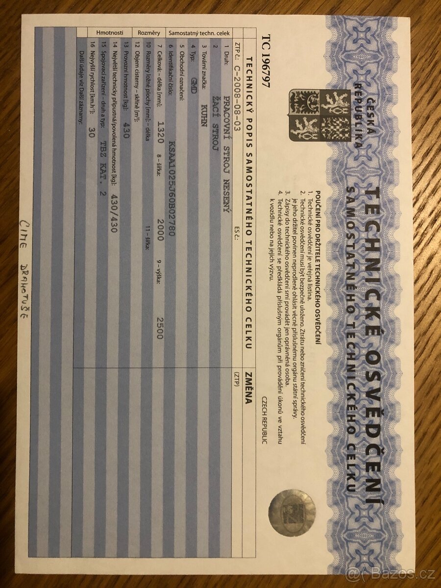 Disková sekačka Kuhn GMD20 - 4