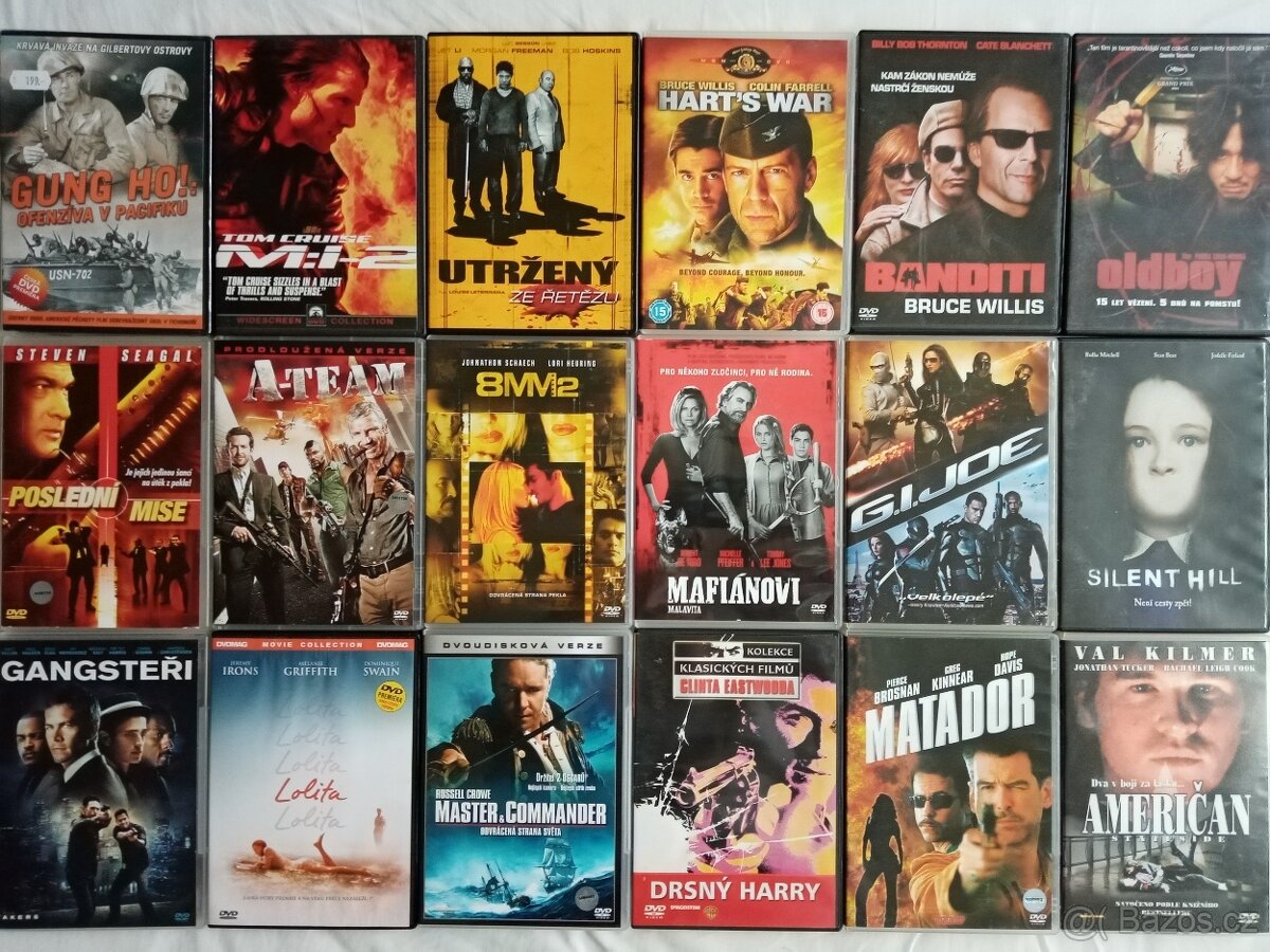 180 DVD chlapských akčních filmů od 66 Kc - 4