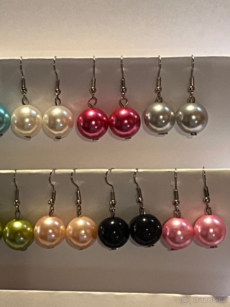 Naušnice velké perle - 4