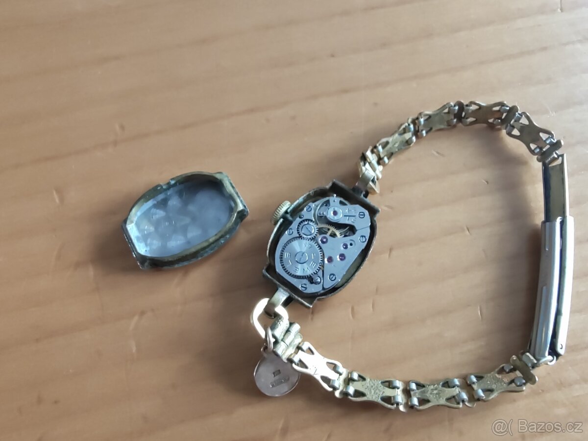 Art Deco mechanické starožitné hodinky Andrew - 4