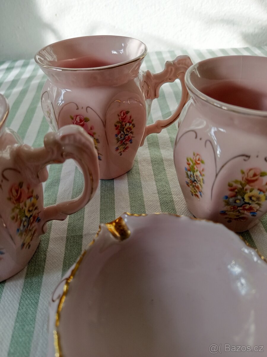 Růžový porcelán H & C - 4