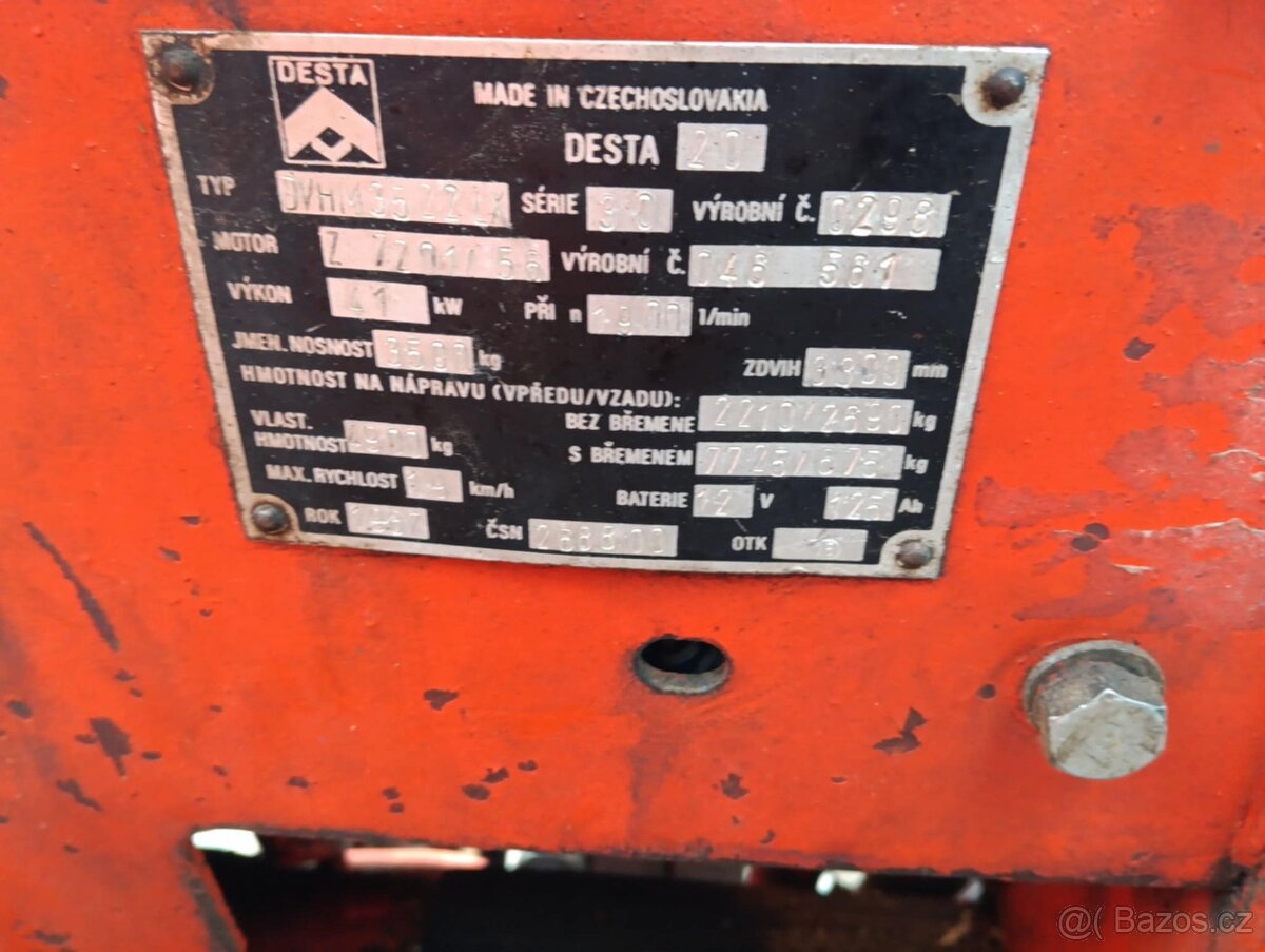 Desta DVHM 3522 LX vysokozdvižný vozík , ještěrka - 4