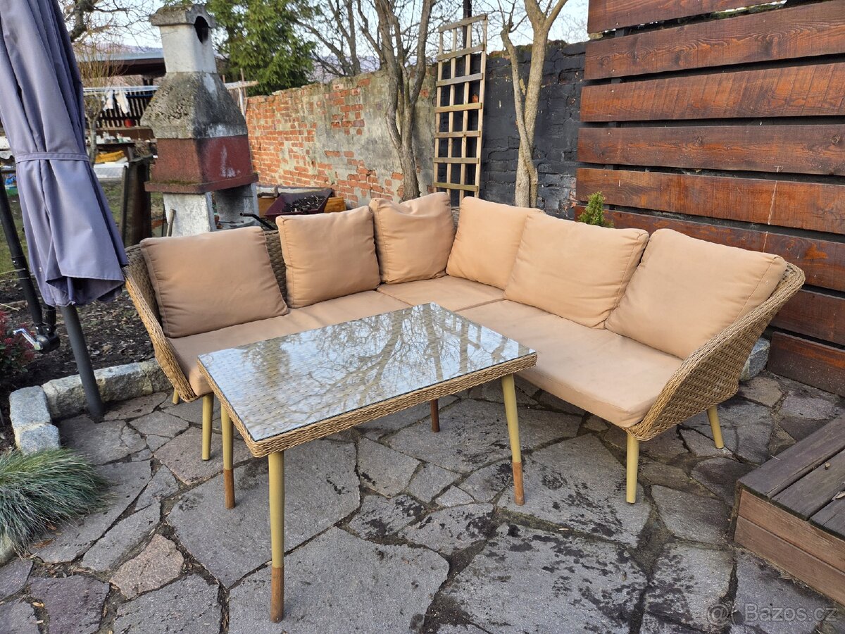 Ratanový zahradní set - 4