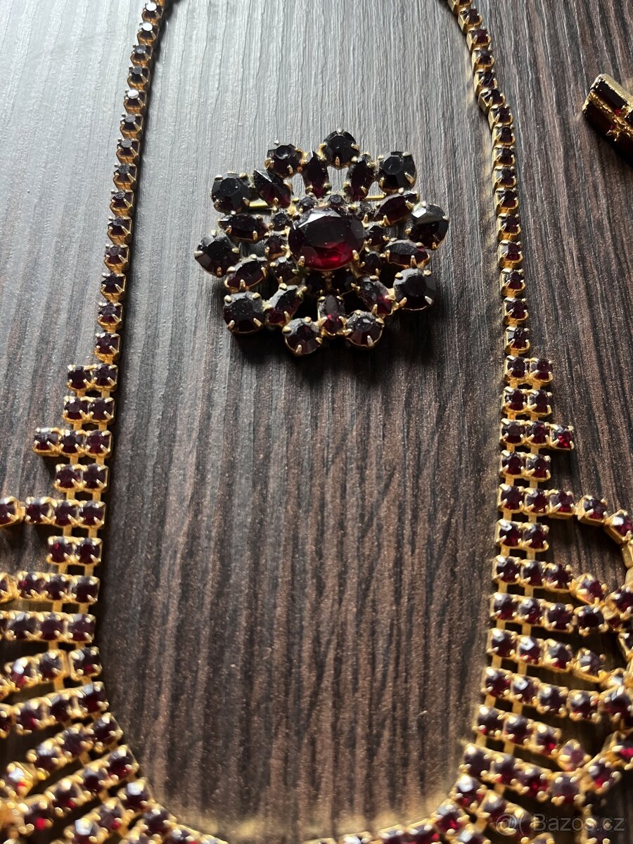 Secesní stará bižuterie - 4