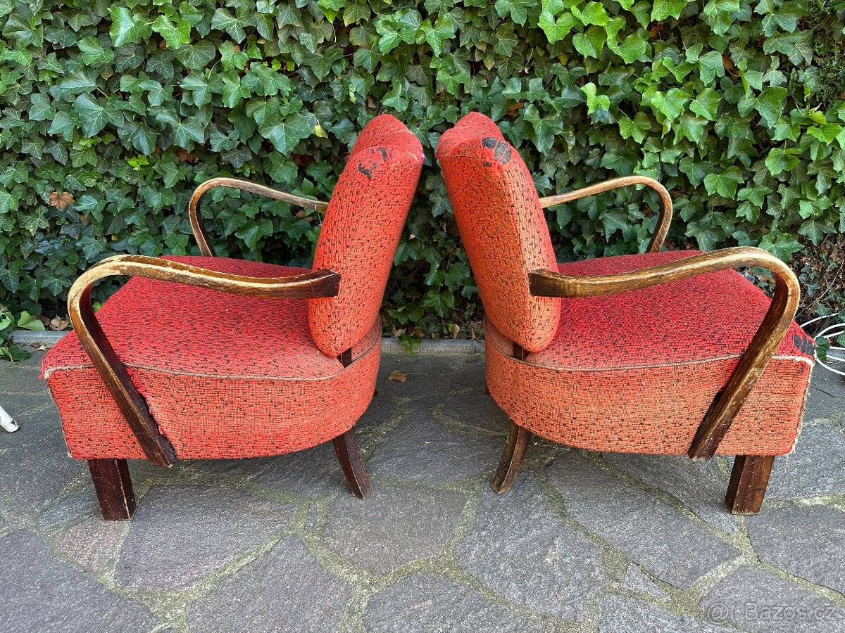 2 x křeslo U.P. ZÁVODY HALABALA - cena uvedena za obě - 4