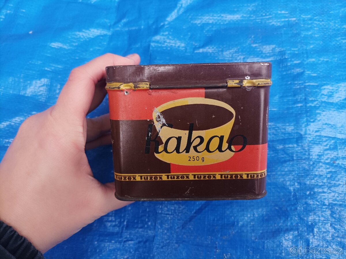 Plechová dóza Kakao Tuzex č. 2 - 4