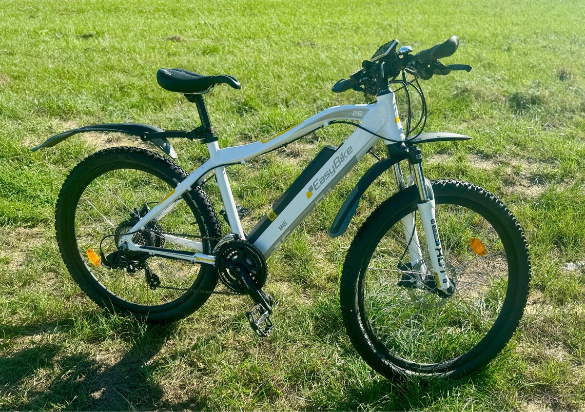 Elektrokolo EASYBIKE MI5 26" bílo-žluté - 4