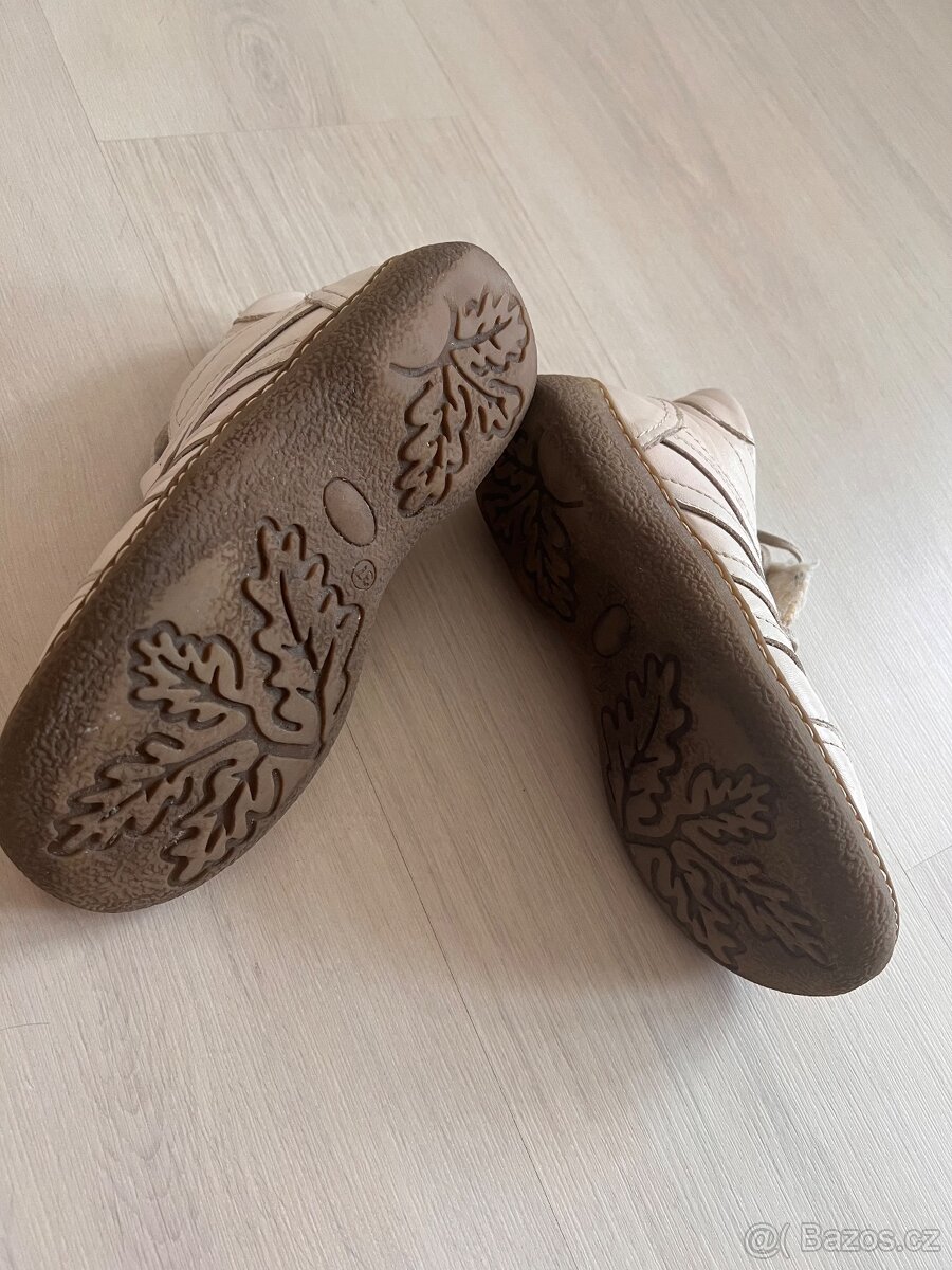 Zimní, kožené boty - 4