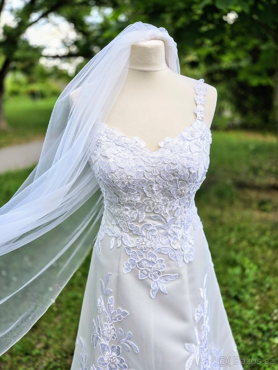 KRAJKOVÉ svatební šaty LERO - 4