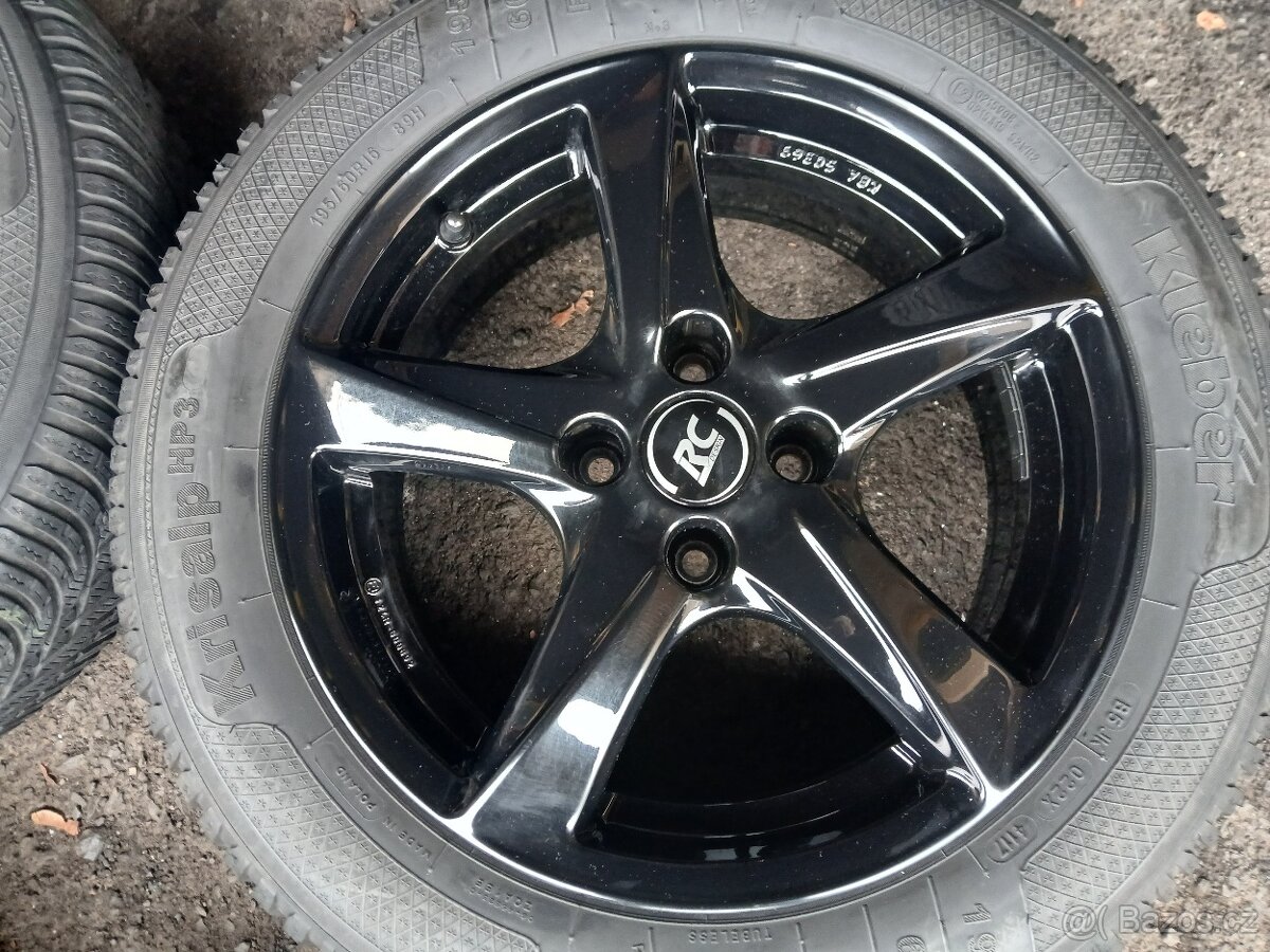 Sada ALU kol Brock 195/60R16 zimní - 4