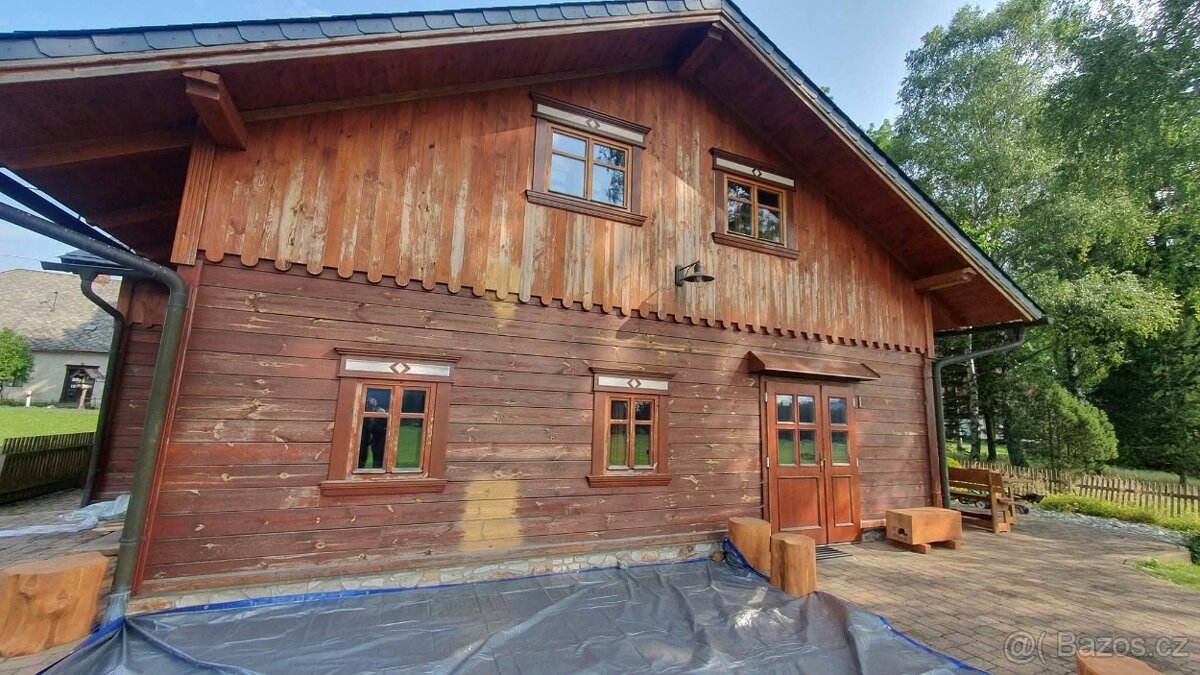 Mobilní pískování-čištění,lakování/nátěr, spárování/ROUBENKY - 4