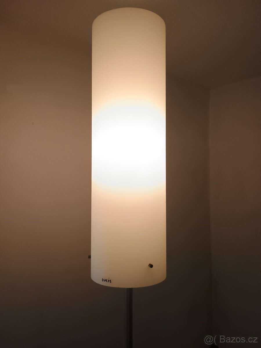 Skleněná stojací lampa, 185 cm - 4