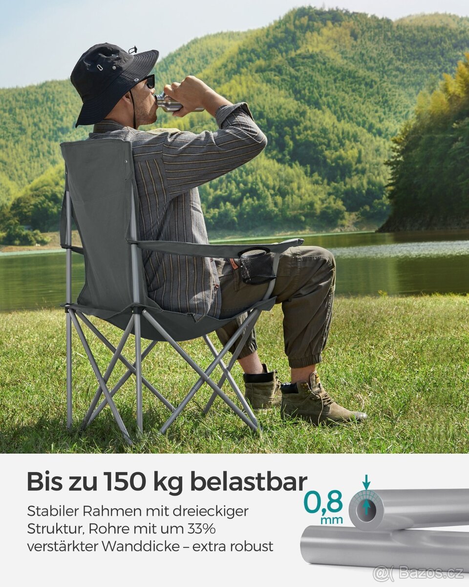 Nová kempovací - rybářská křesla 2ks v balení - 4