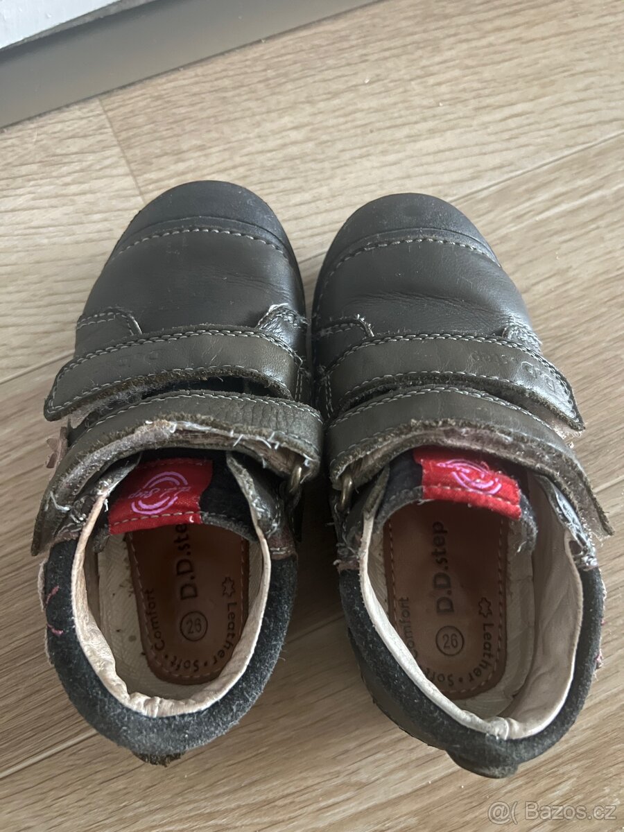 Kožené boty dd step pro holčičku - 4