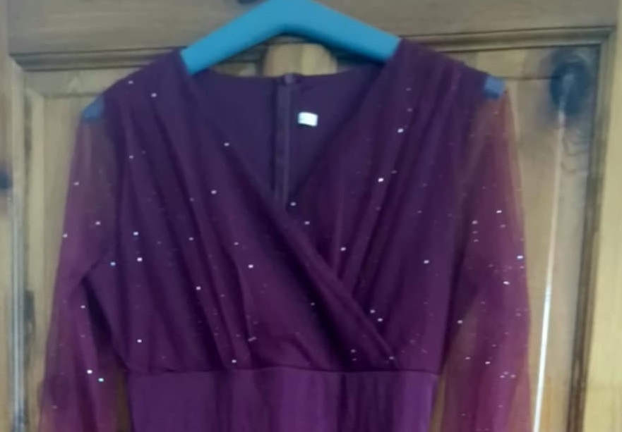 NÁDHERNÉ SPOLEČENSKÉ ŠATY, VEL. L, NOVÉ, PC 1499, - - 4