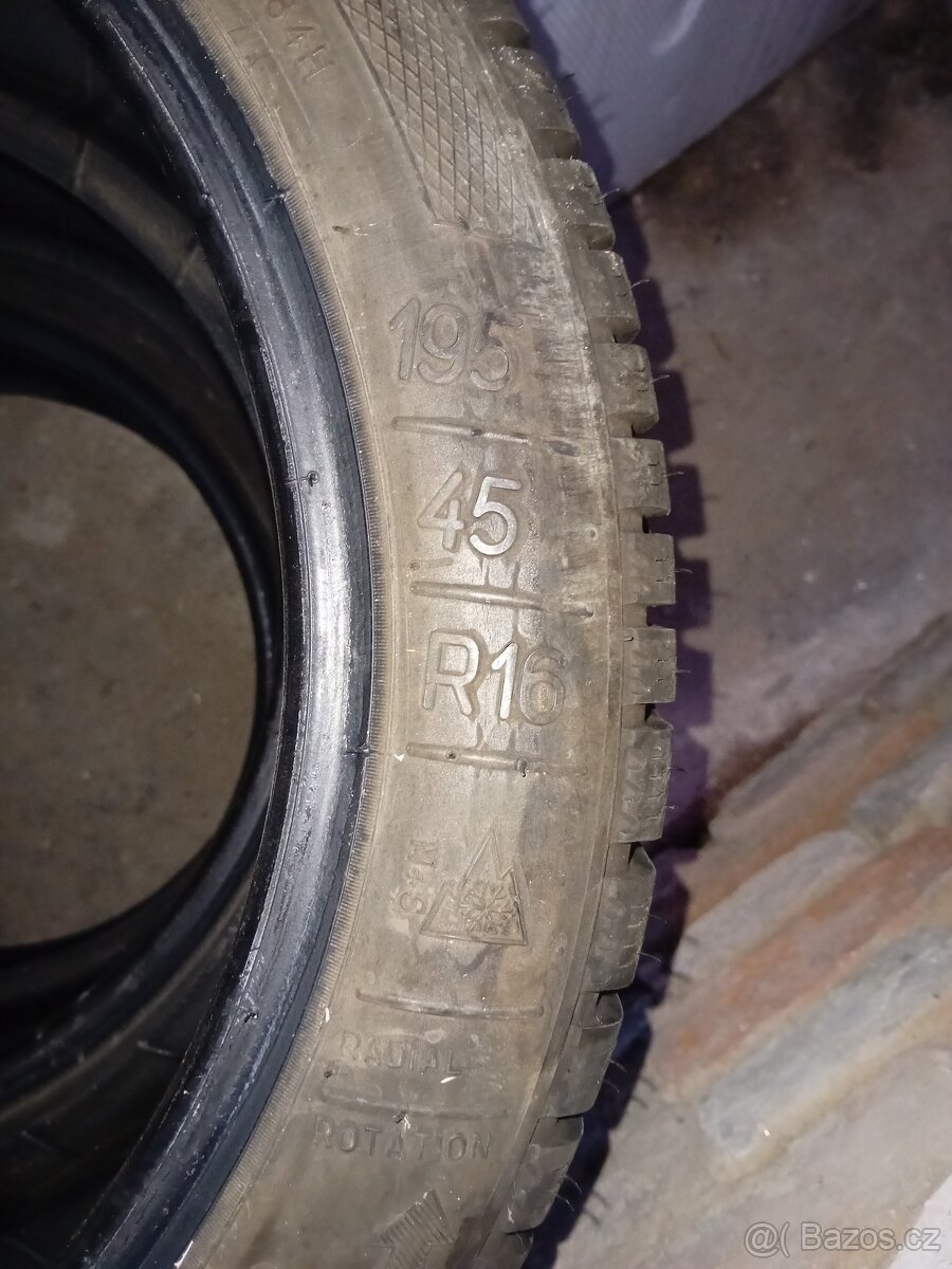 Zimní pneu 195/45 r16 - 4