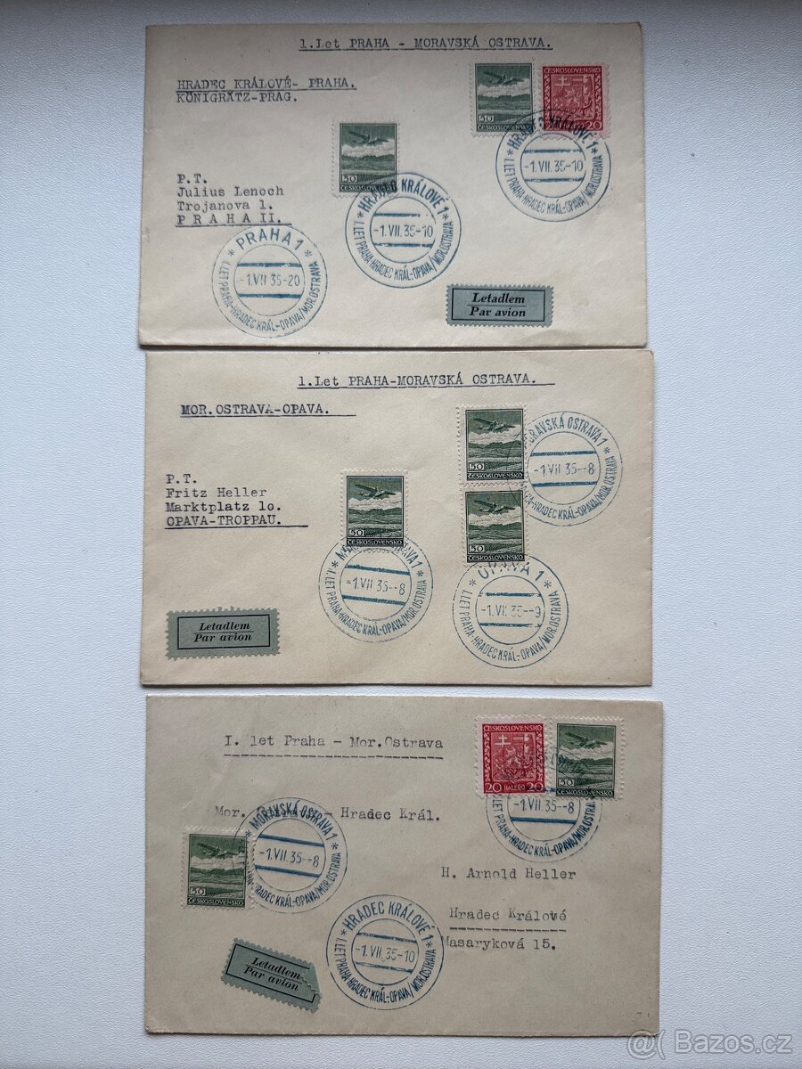 Poštovní známky - letecká pošta - 4