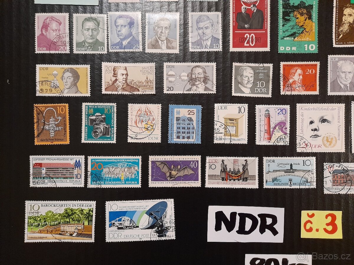 poštovní známky / NDR č.3 80ks - 4