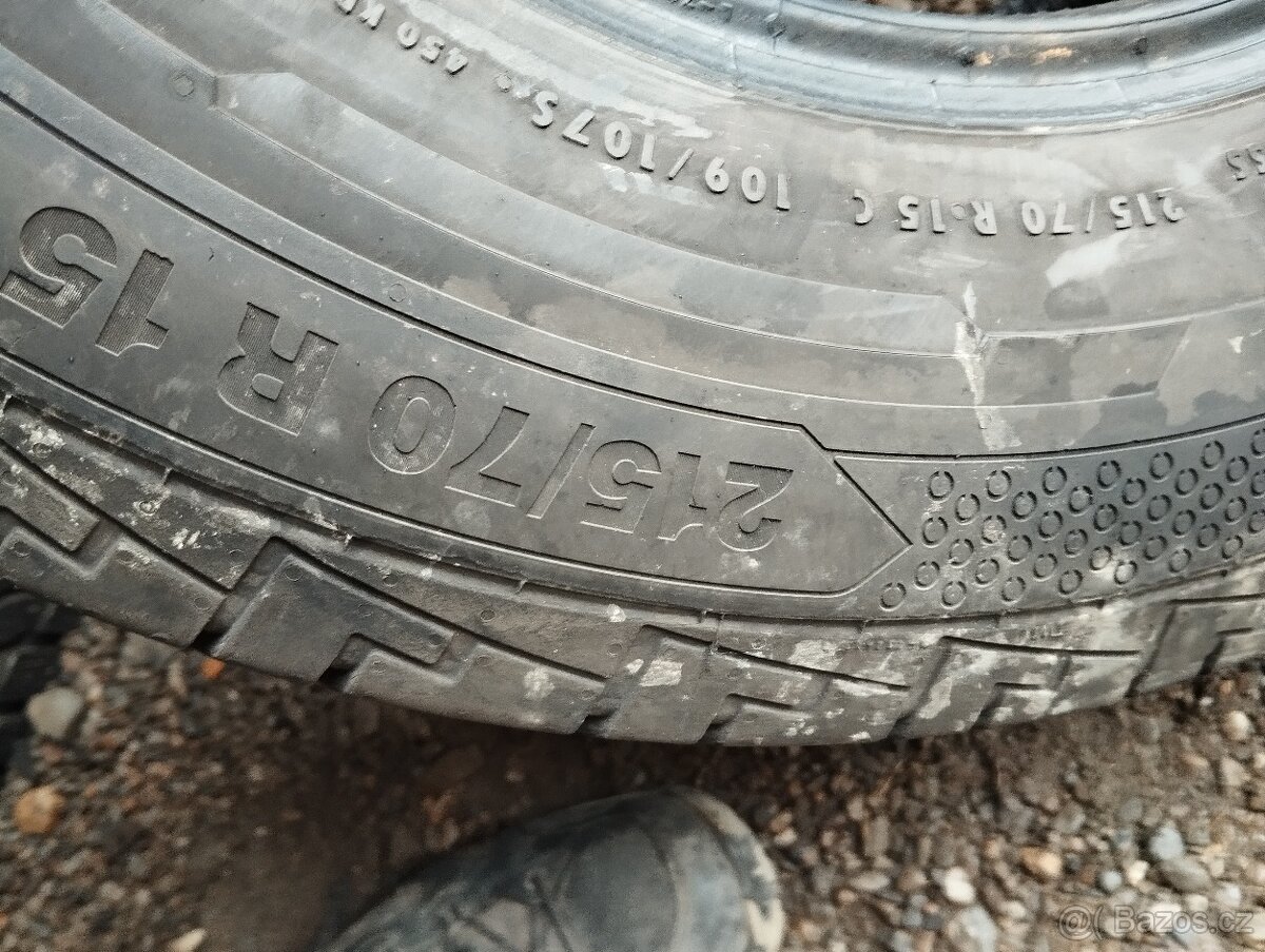 215/70/15c 109/107s Continental - letní pneu 4ks dodávkové - 4