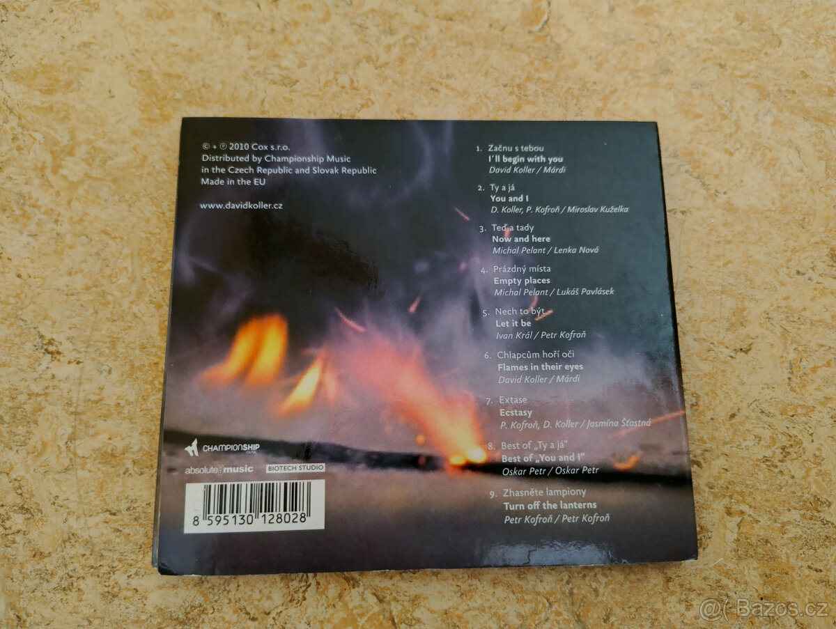 CD David Koller: Tady a teď. AUTOGRAM, podpis. - 4