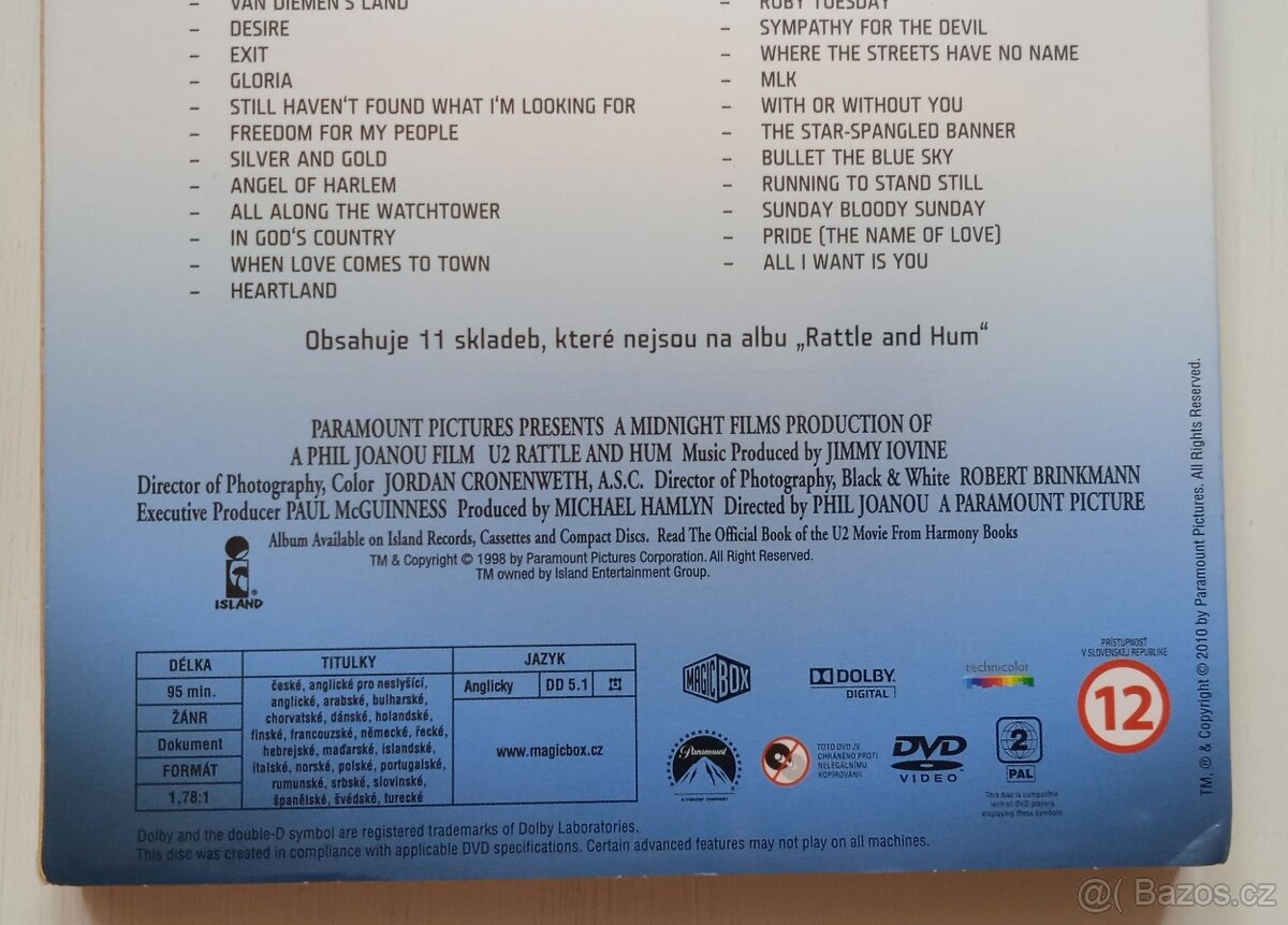U2 - RATTLE & HUM (DVD) - 4