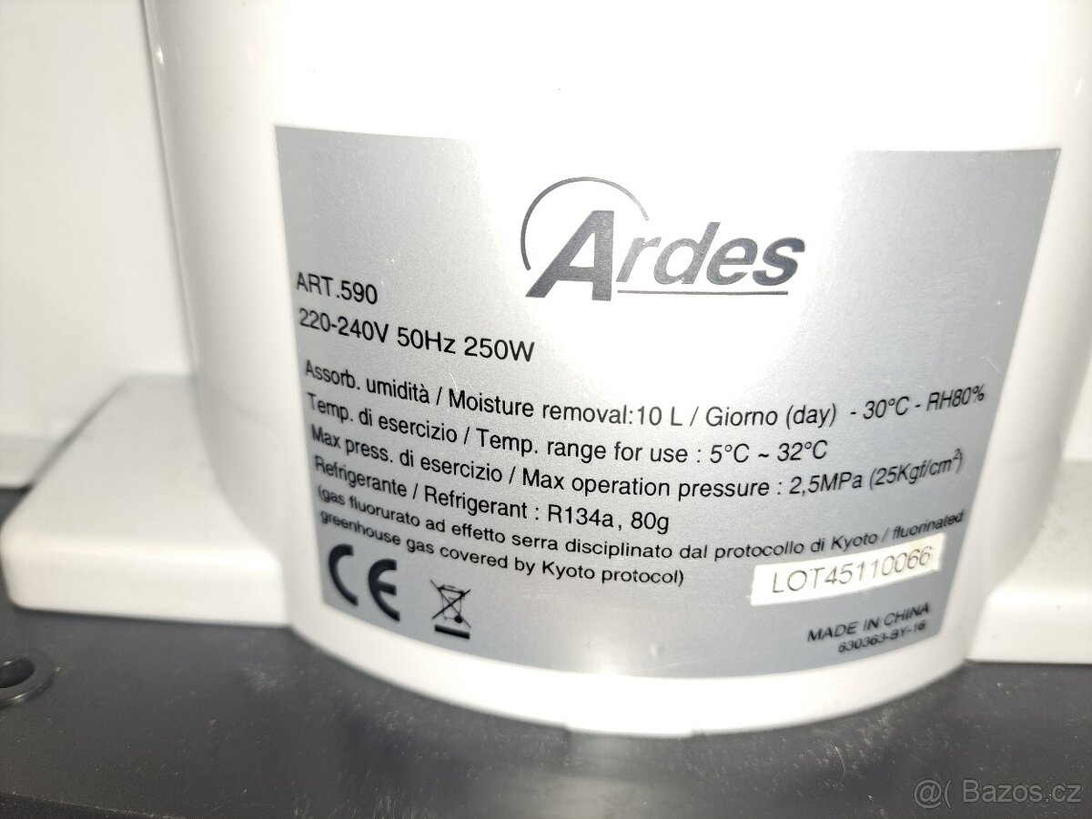 Odvlhčovač vzduchu ardes 590 - 4
