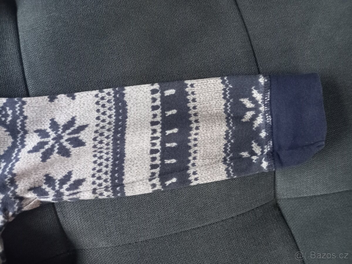 Zimni šaty Next vel. 98 s vlockou - 4