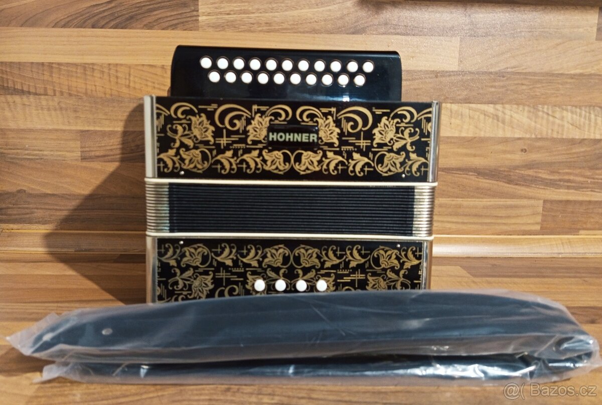 Heligonka (harmonika,akordeon) Hohner jako NOVÁ - 4