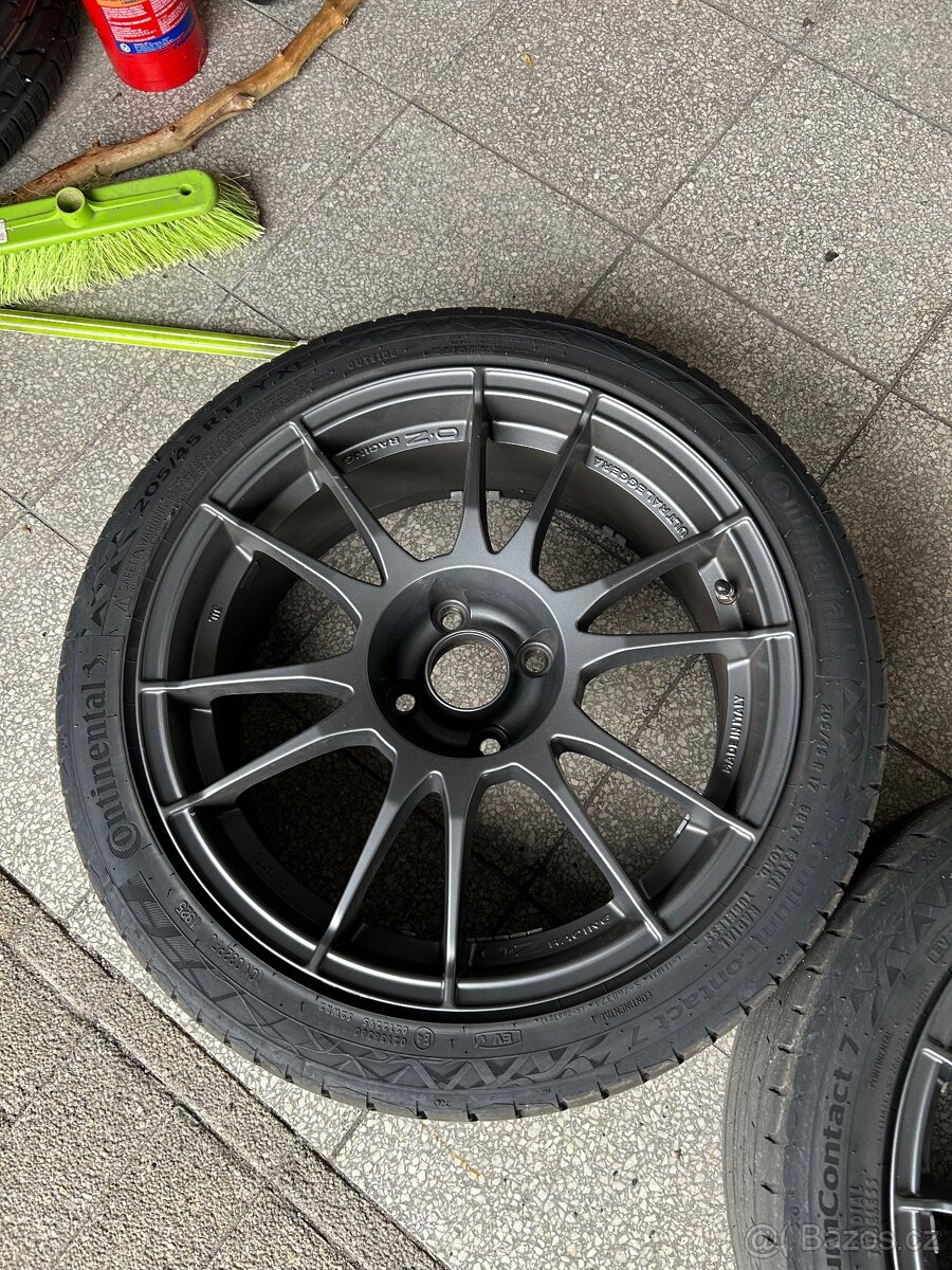 4x O.Z. Ultraleggera 7x17 4x108 Continental Premium Contact7 - 4