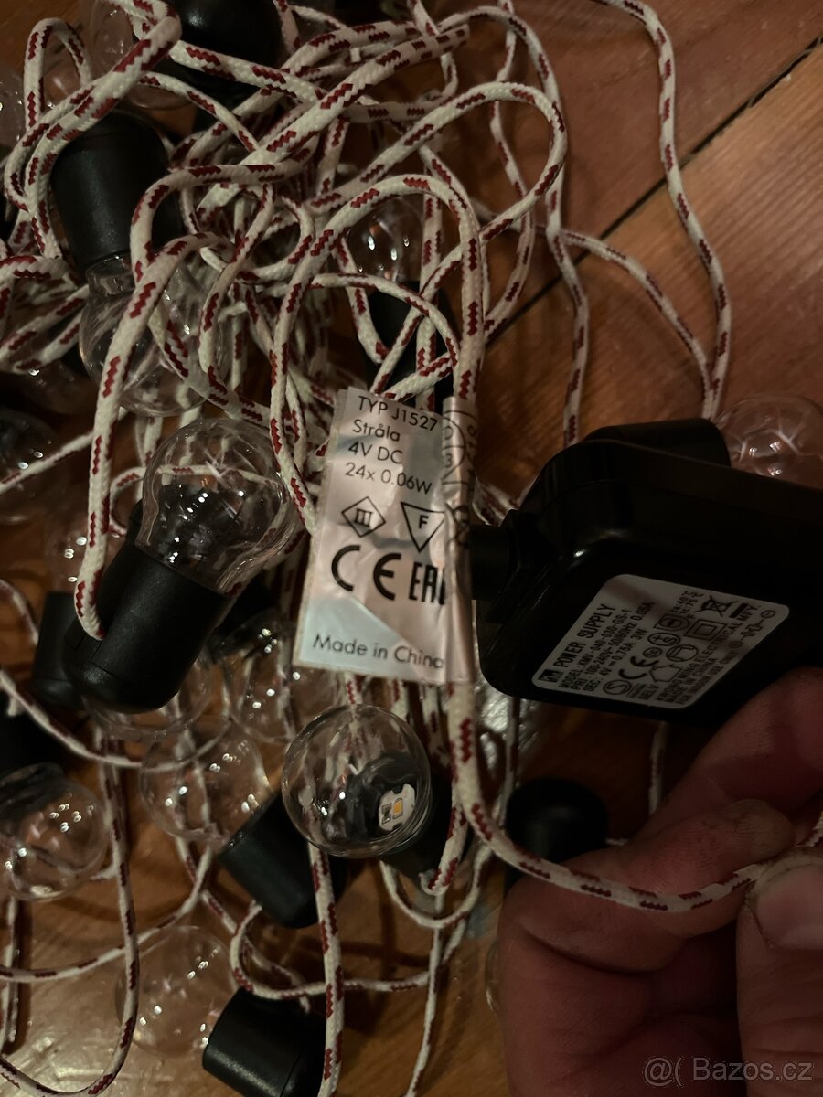 Světelný LED řetěz - osvětlení na vánoční stromeček - 4