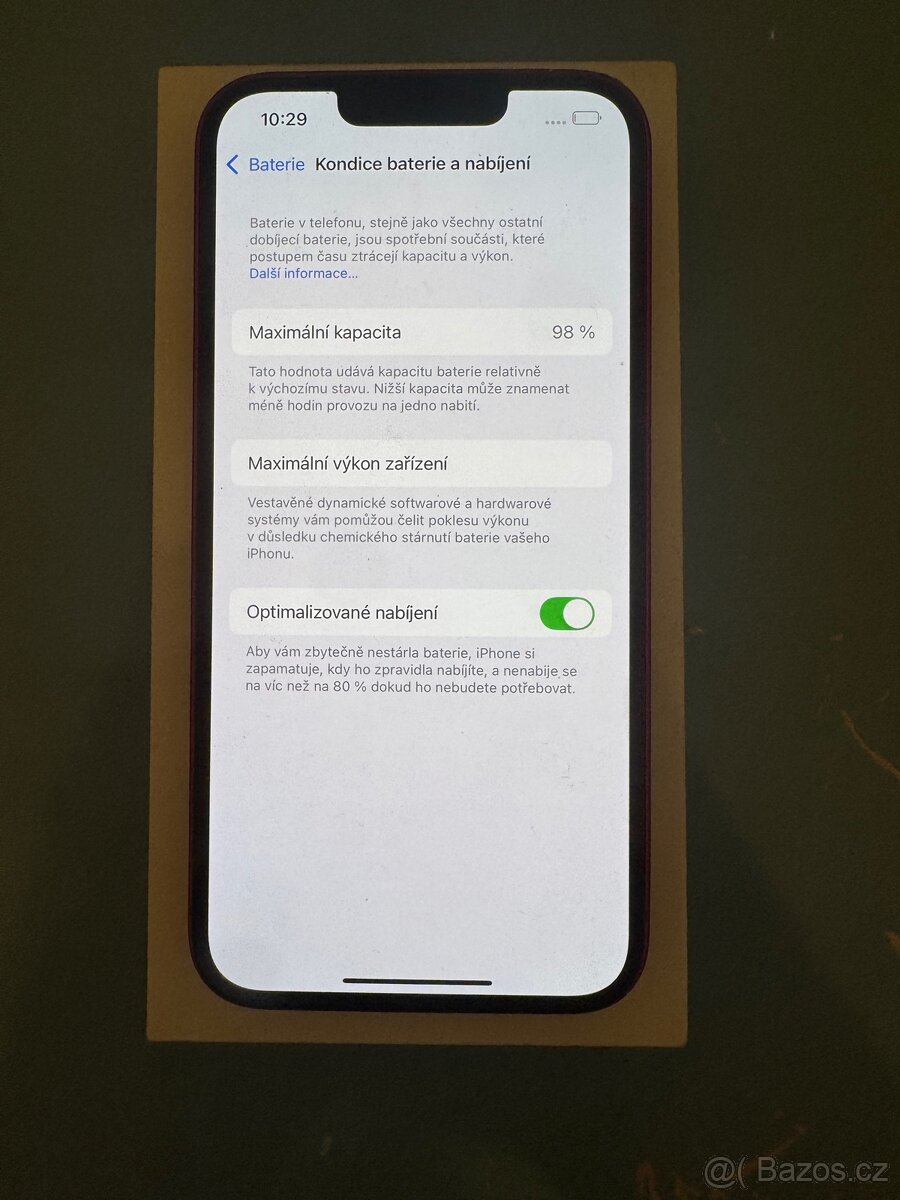 iPhone 13, 256GB 98% Baterie - 4