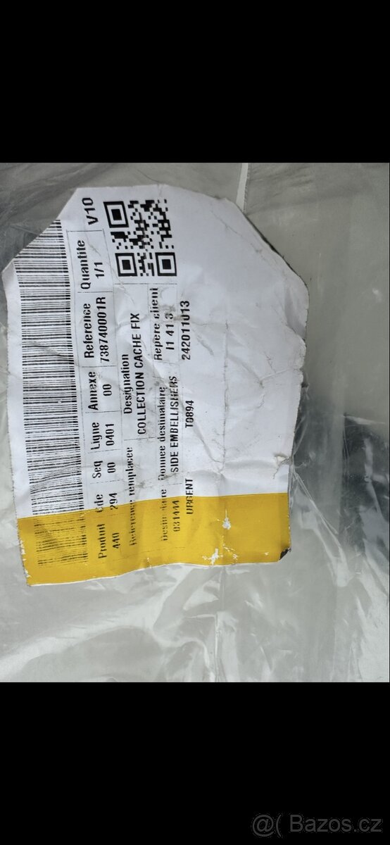 Kryt střešního nosiče Renault Laguna 3 (2007–2015). - 4