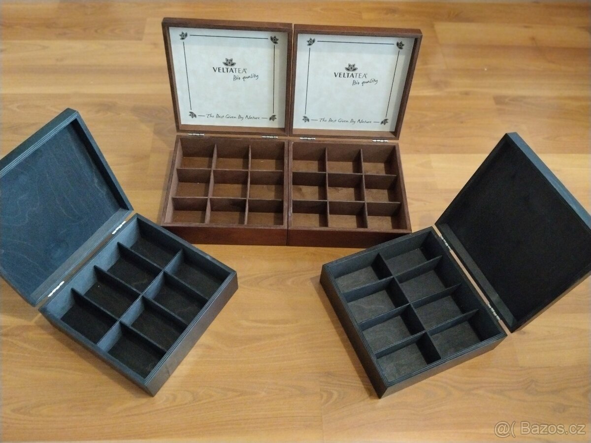 Dřevěné krabičky na mince - šperky - 4