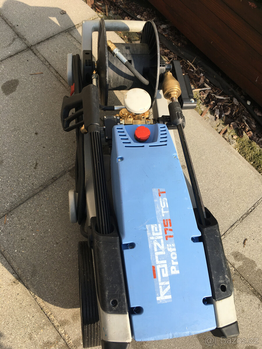 Repasovaná Kranzle Profi 175 TST,140barů 11l průtok,15m 400V - 4