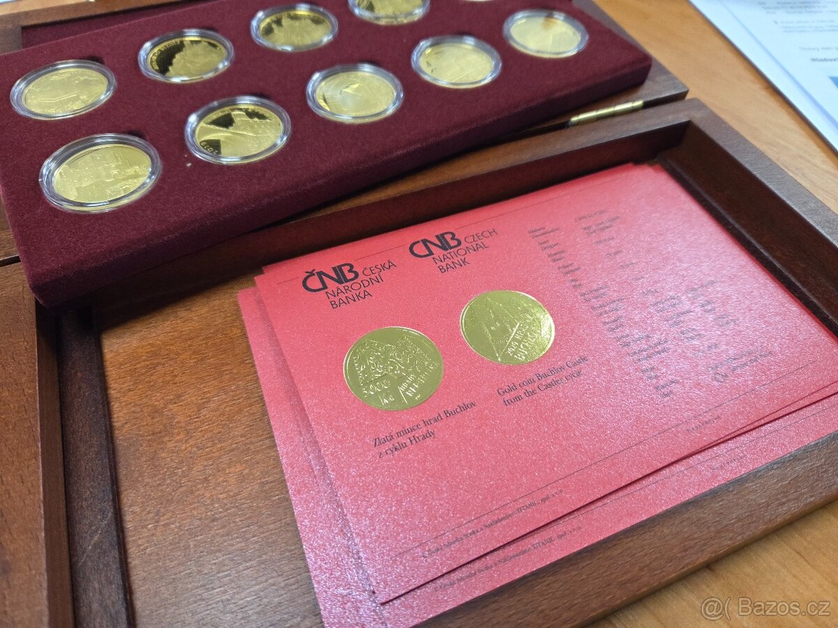 Zlaté mince ČNB - Hrady 2016-2020, Proof - 4