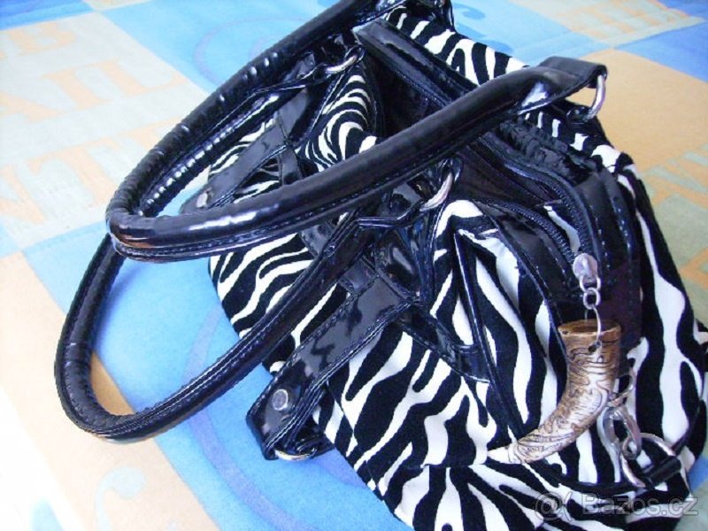 Kabelka vzor zebra - 4