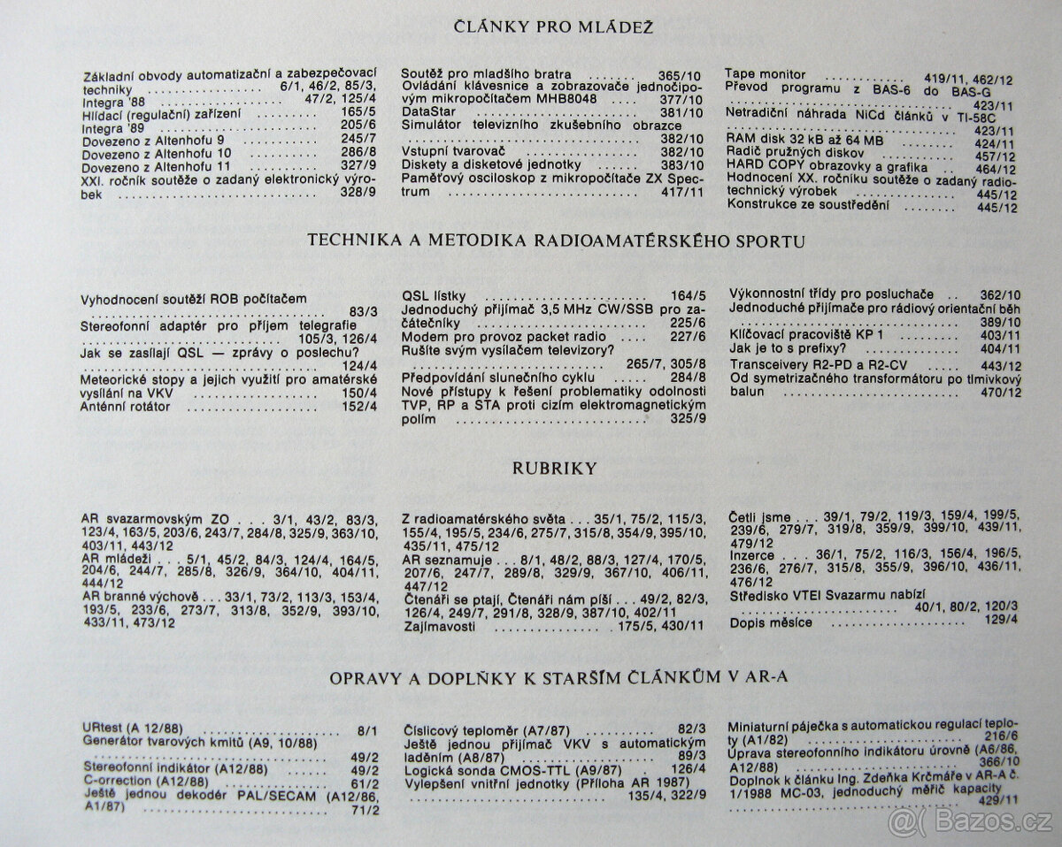 Amatérské Radio řada A - 4