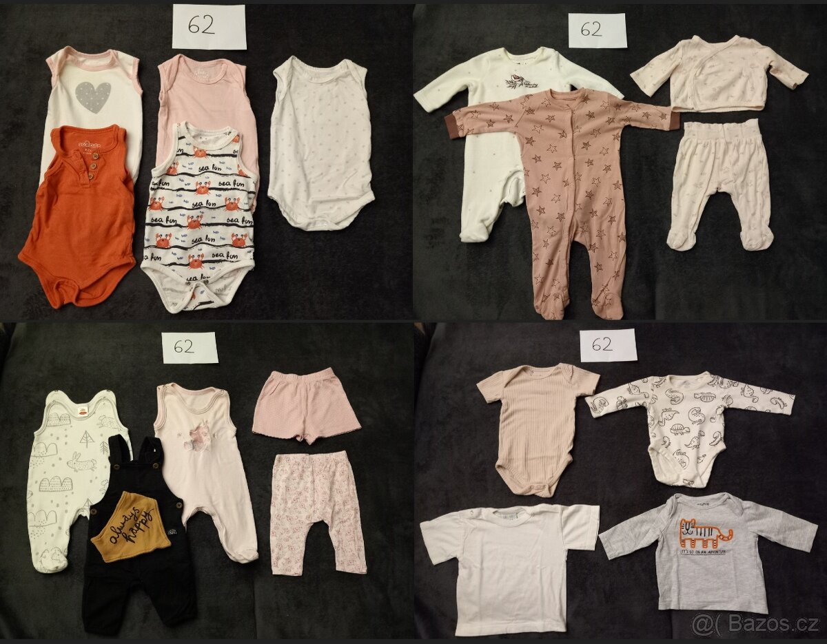 Mix oblečení pro miminko 50 - 80 - 4