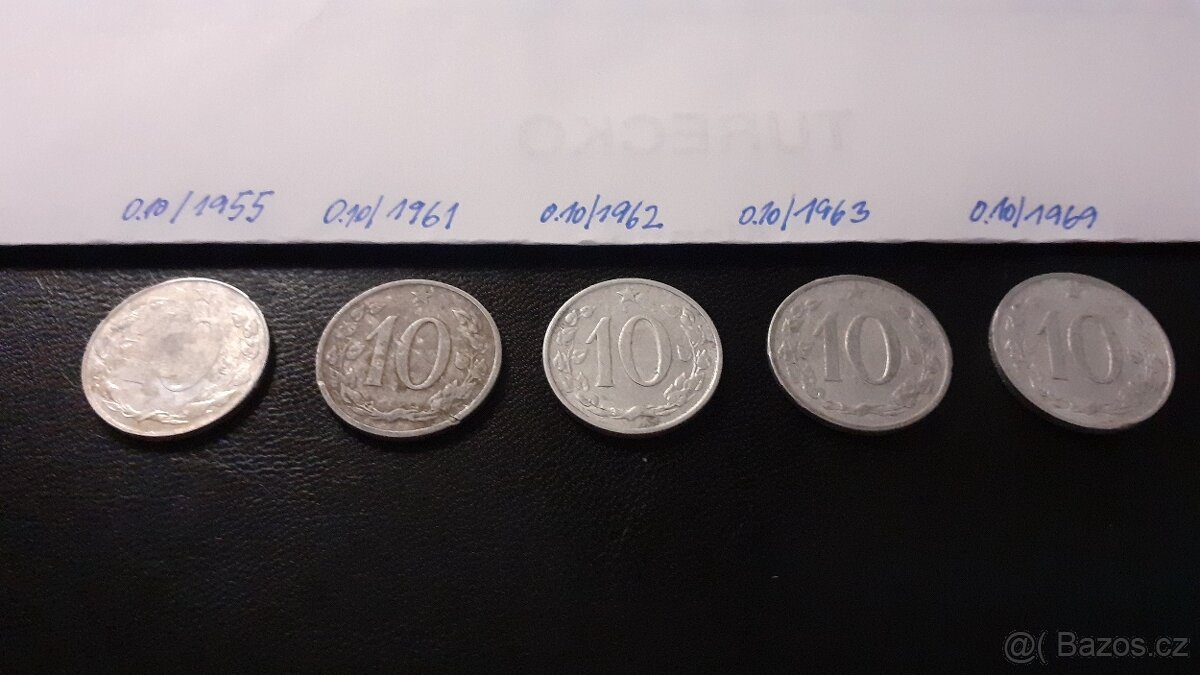 Desetihaléř; r. 1955,1961,1962,1963,1969 - 4