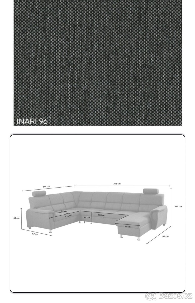 Sedací souprava do U - 4