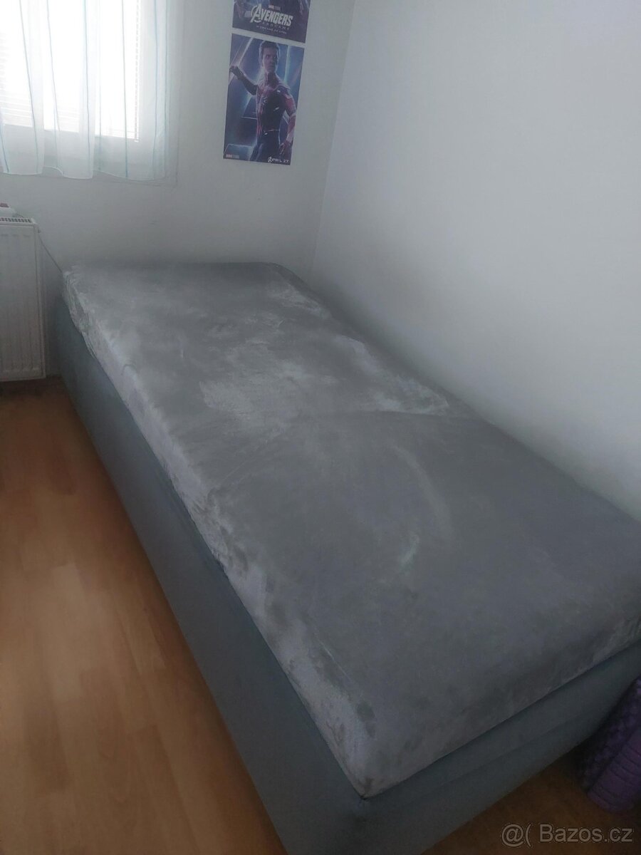 Jednolůžková postel 90x200 - 4