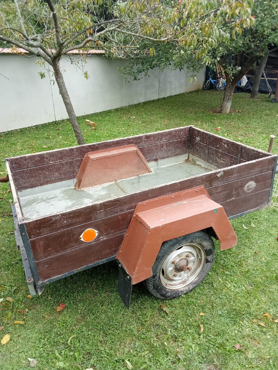 Vozík za auto KPZ 240 s přídavnou korbou - 4