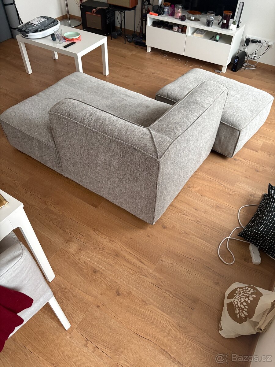 Prodám lenošku s taburetkou - 4