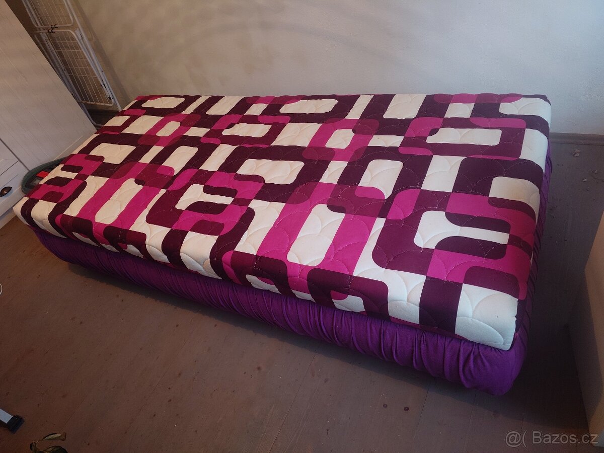 Polohovací postel s úložným prostorem - 4