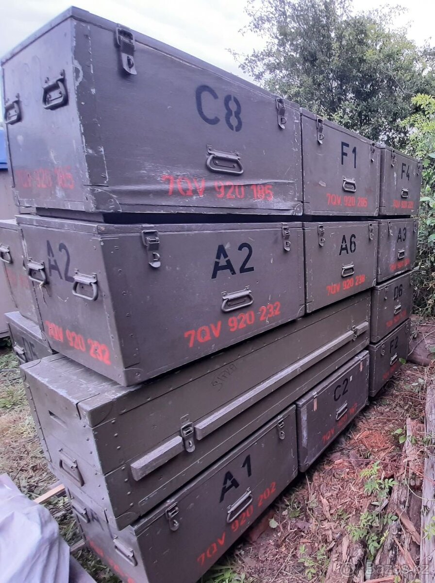 Prodám vojenské dřevěné bedny - 4