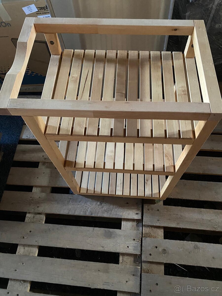 Dřevěný regály 2ks - 4