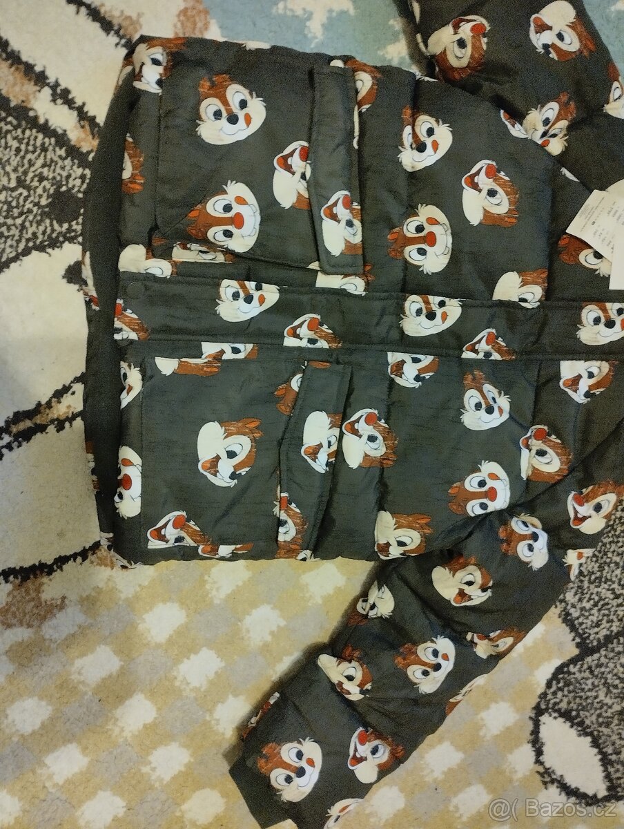 Nová zimní bunda Chip a Dale vel.110 - 4