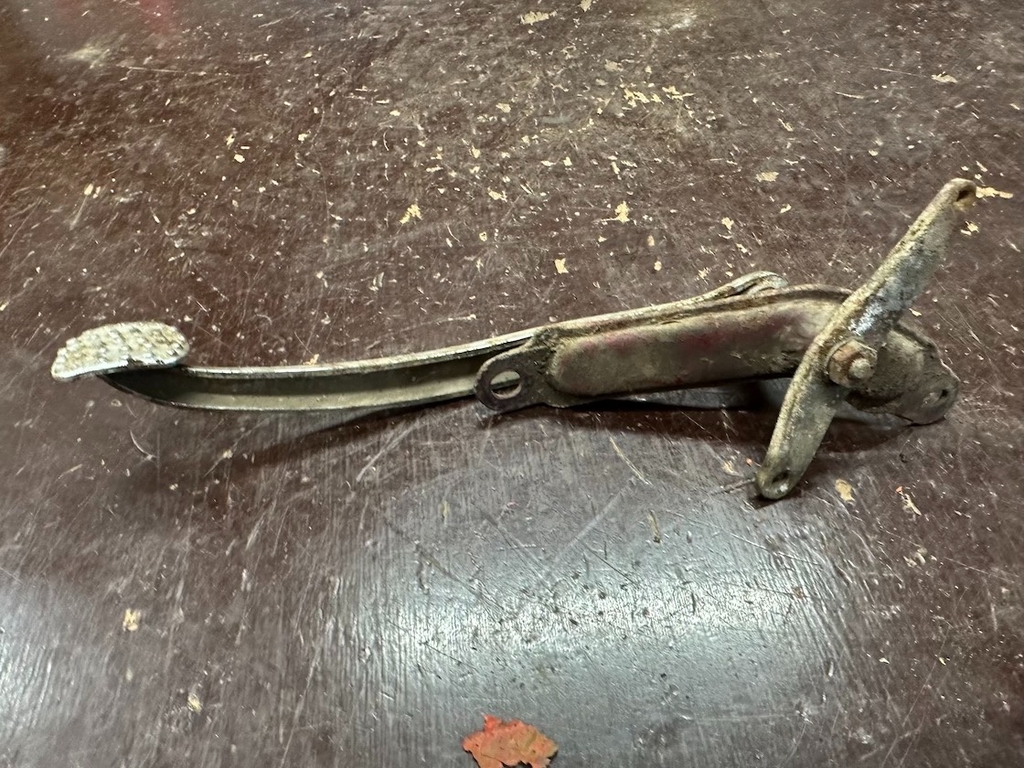 Predám orig. brzdová páka s držiakom JAWA 250/353 kývačka - 4