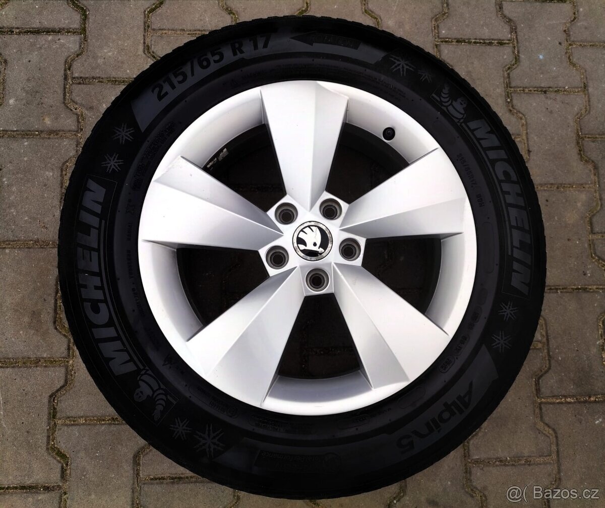 Alu kola originál Škoda Kodiaq 5x112 R17 Nanuq - 4